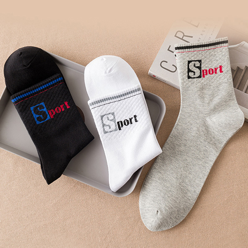 3 Pairs/Pack Big Large Socks E - огляд і ціна Cotton Crew Sock Pack