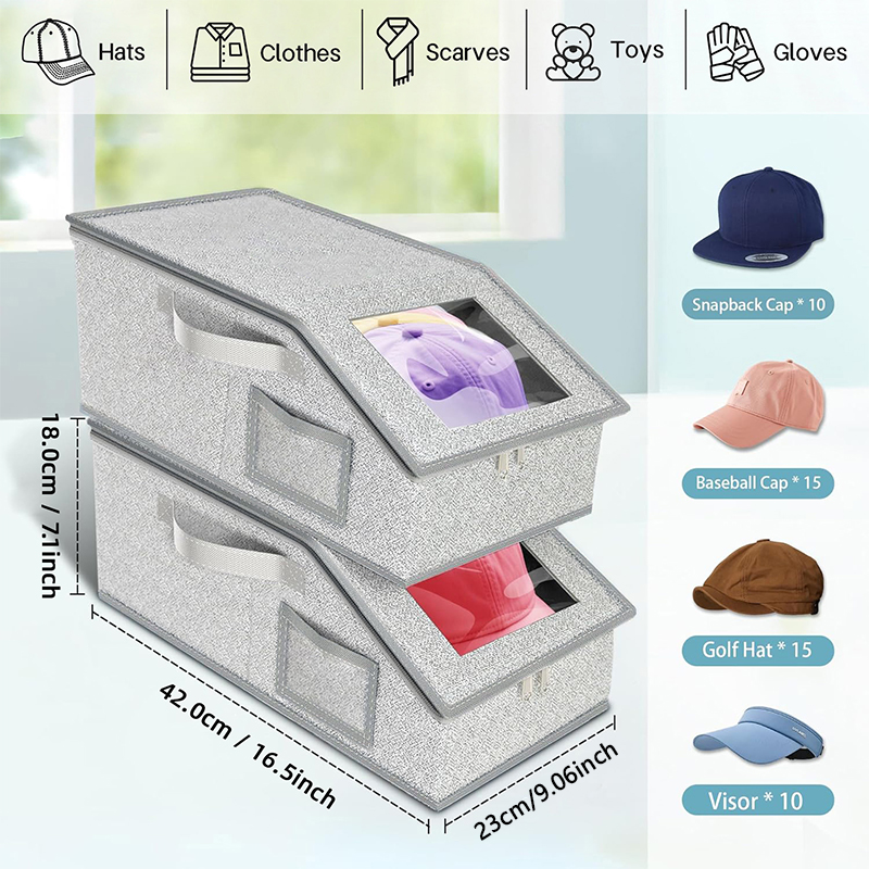 Foldable Zipper Baseball Cap S - огляд і ціна Sock Organizer Tray