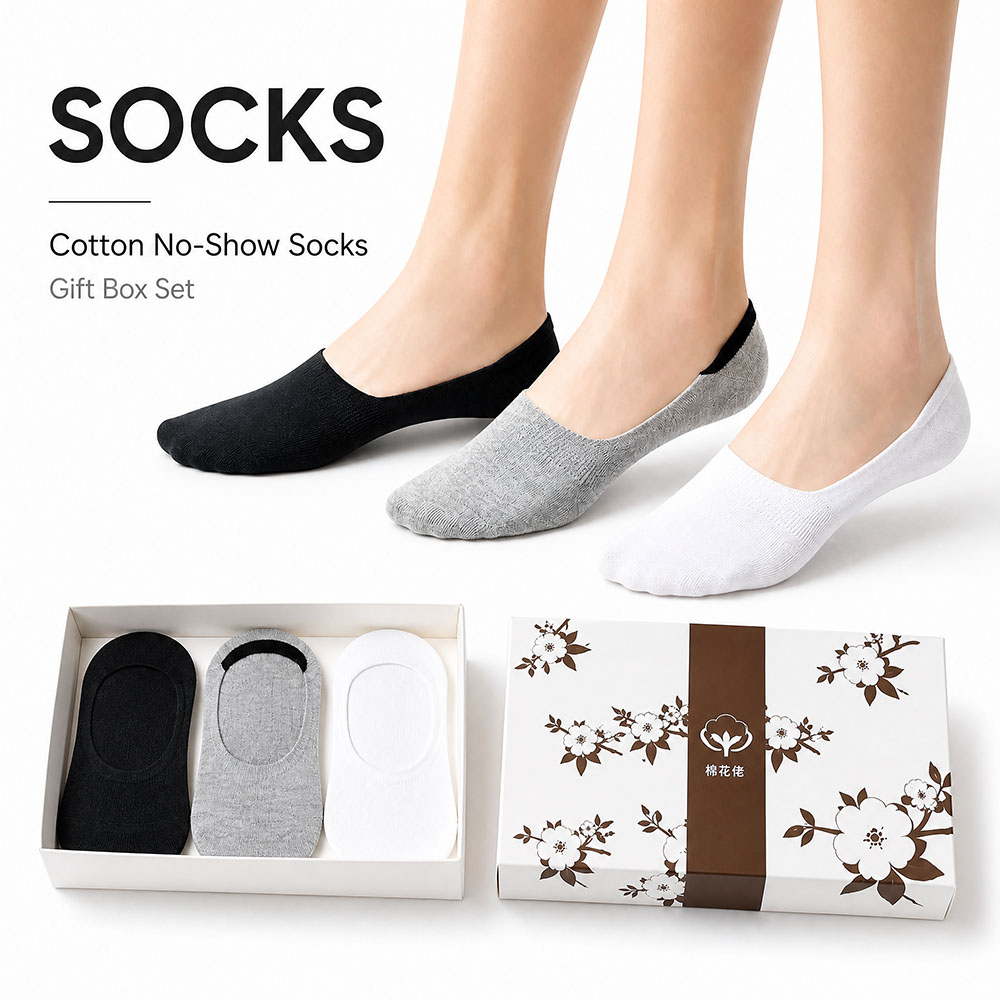 6 Pairs Unisex Cotton No Show  - огляд і ціна Invisibility Sock Loafer