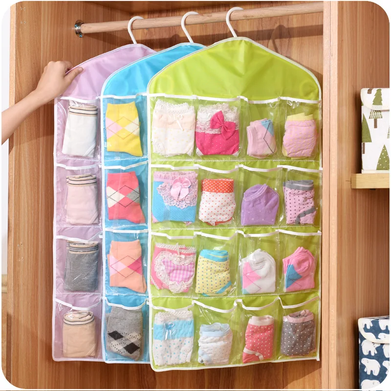 Hot 16Pockets WardrobePockets  - огляд і ціна Sock Organizer Tray