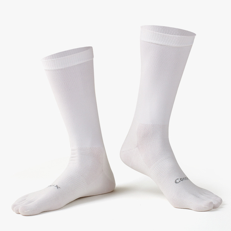 1/5 Pairs Men's High Crew Five - огляд і ціна Toe Sock Split