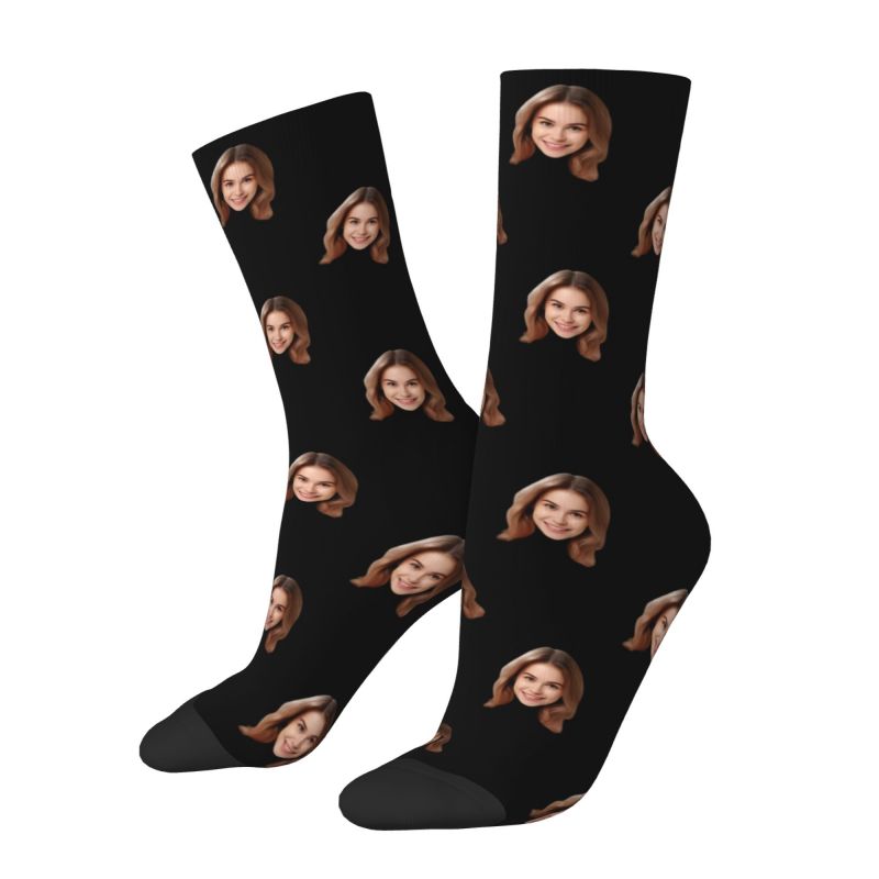 Personalized Custom Face Photo - огляд і ціна Dress Sock Men