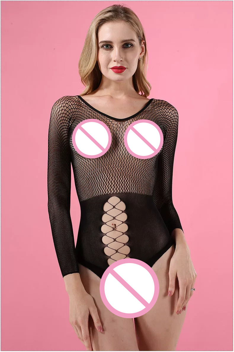 Sexy Black Fishnet Lingerie Bo - огляд і ціна Fishnet Stocking Women