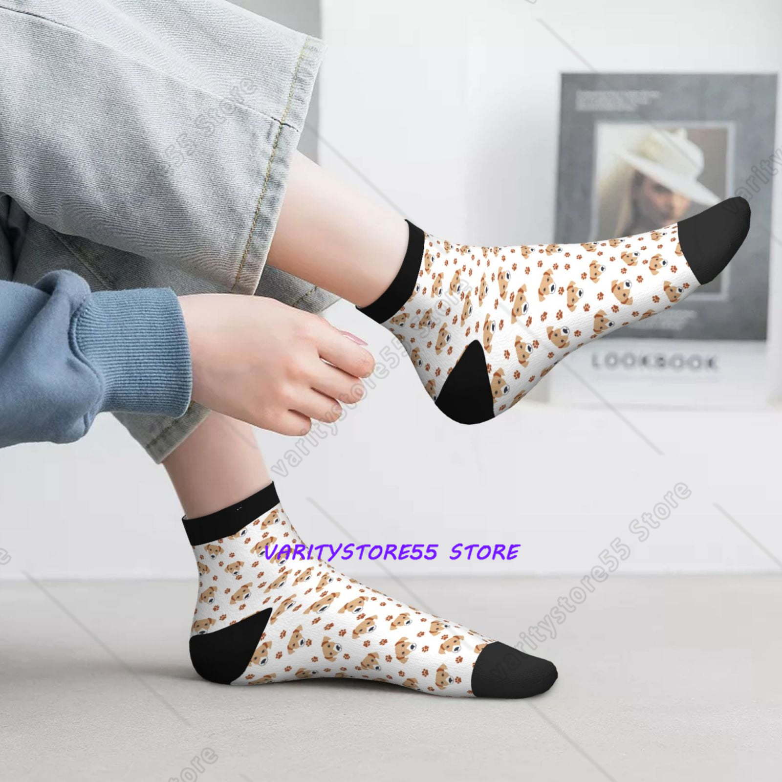 Labrador Retriever Dog Pattern - огляд і ціна Athletic Sock Cushion