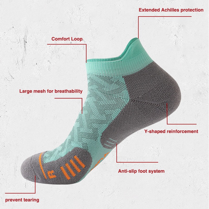 1/2/3Pairs Professional Marath - огляд і ціна Ankle Sock Low Cut