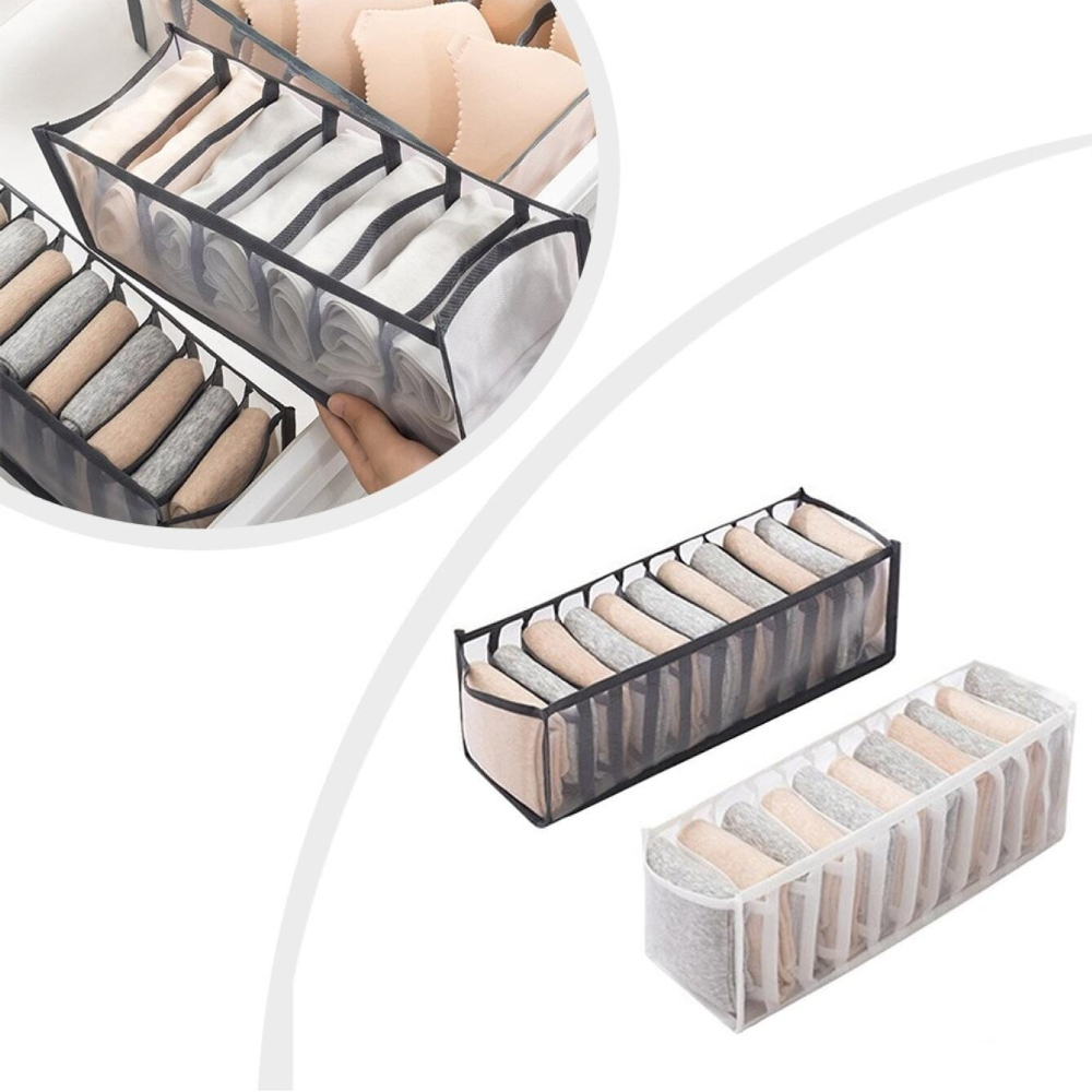 7 Grids Underwear Drawer Organ - огляд і ціна Sock Organizer Tray