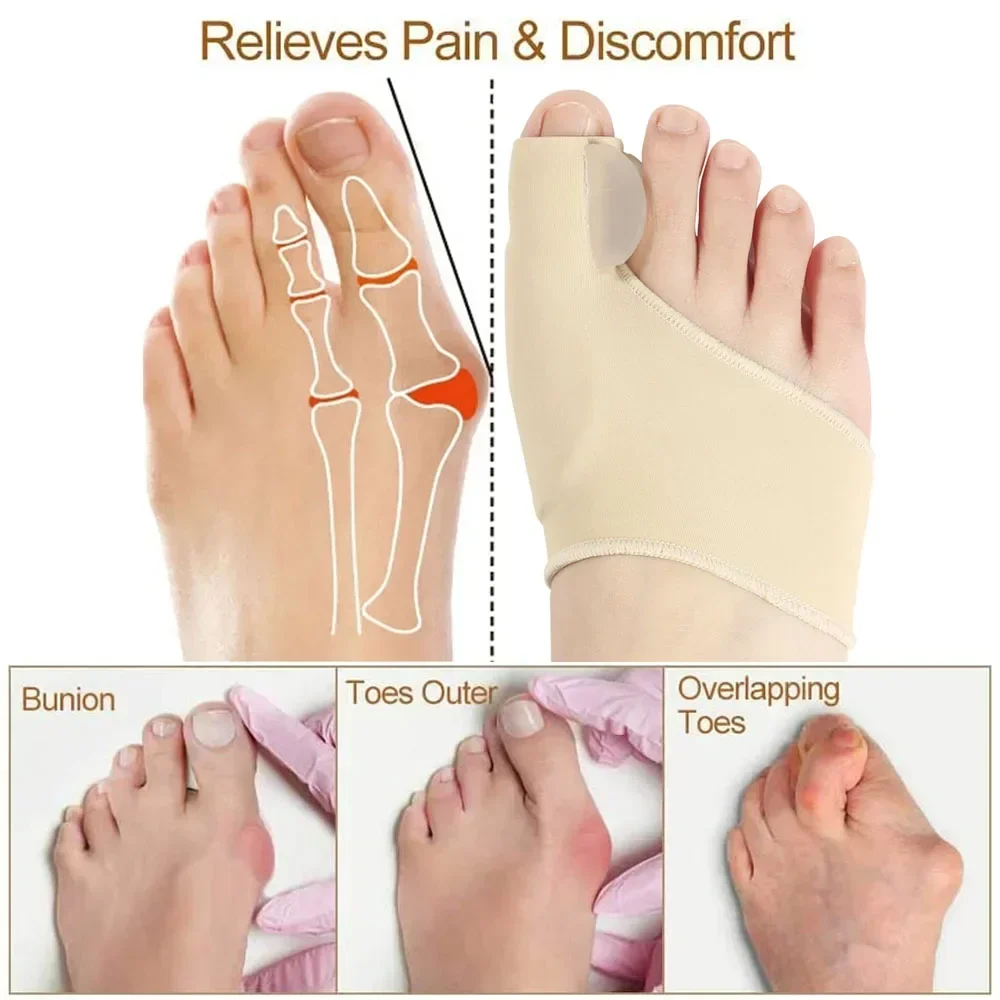 1/2Pair Toe Separator Hallux V - огляд і ціна Ankle Brace Sock