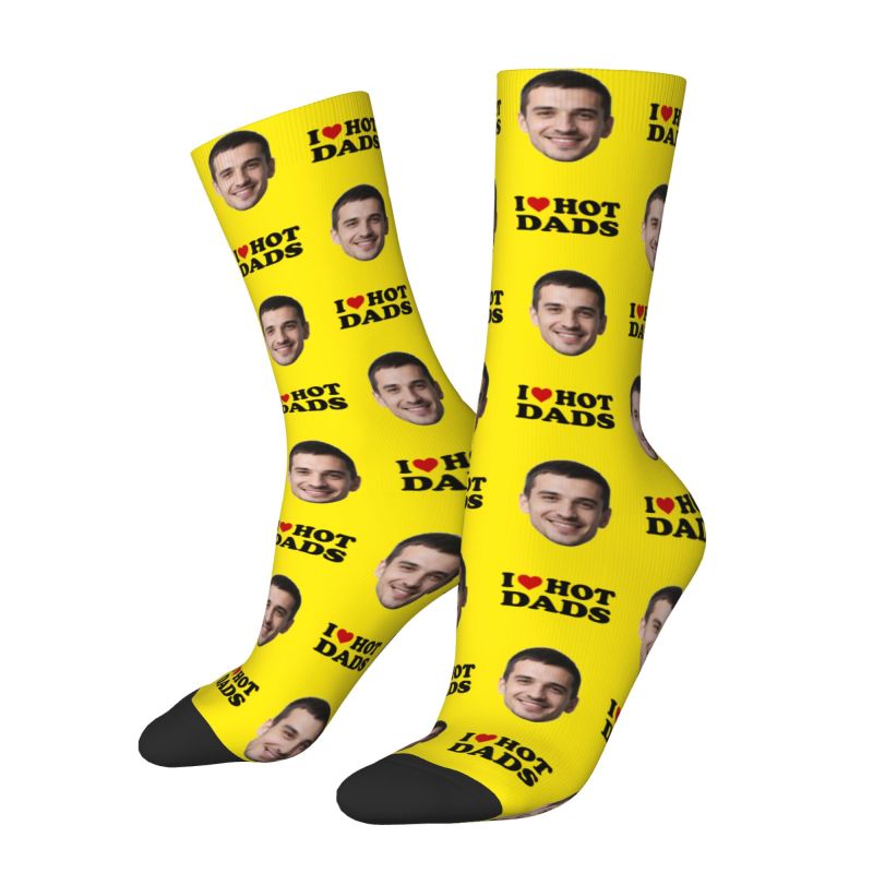 I Love Hot Dads Custom Dress S - огляд і ціна Dress Sock Men