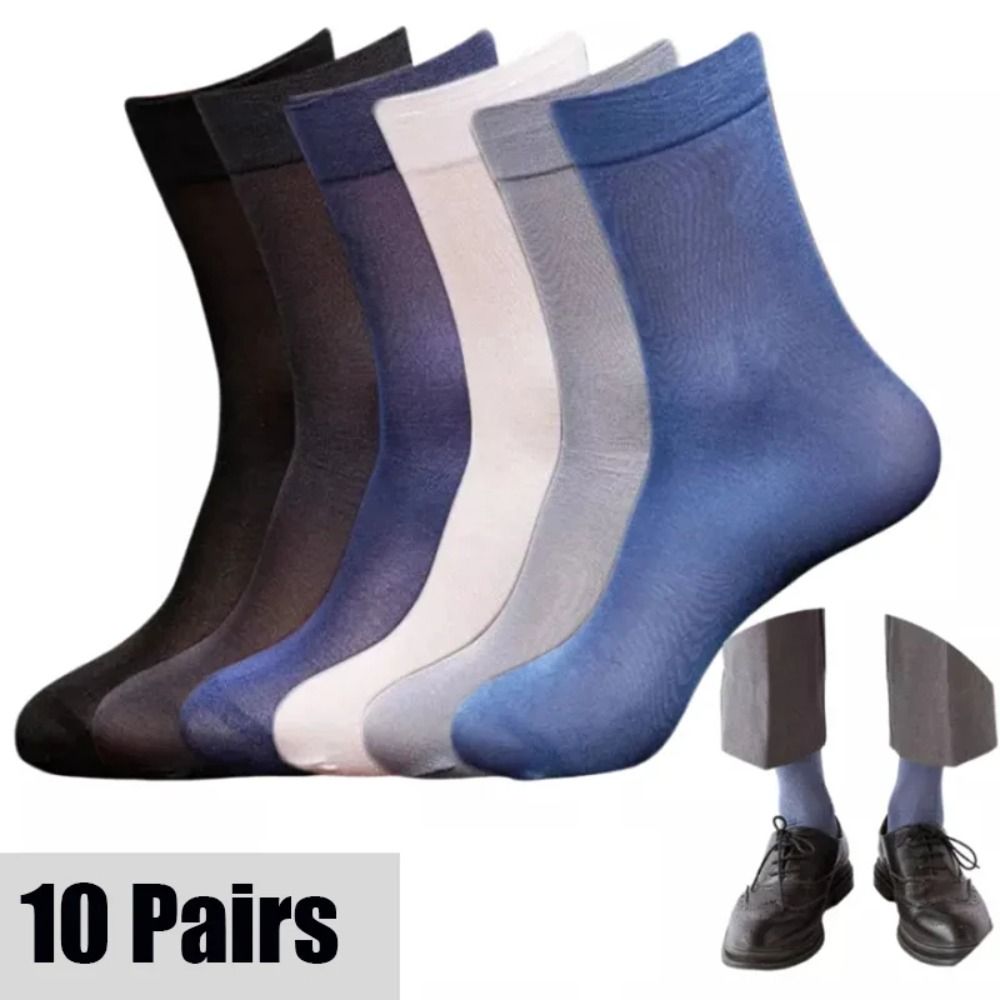 10pairs Fashion Breathable Men - огляд і ціна Silk Sock Bamboo