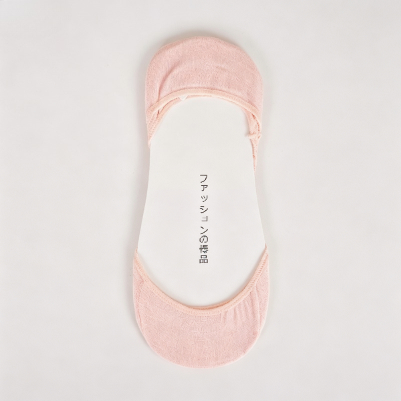 Light Pink Cotton No Show Invi - огляд і ціна Invisibility Sock Loafer