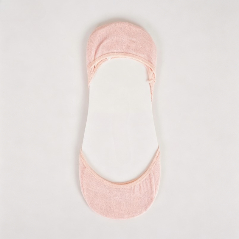 Light Pink Cotton No Show Invi - огляд і ціна Invisibility Sock Loafer