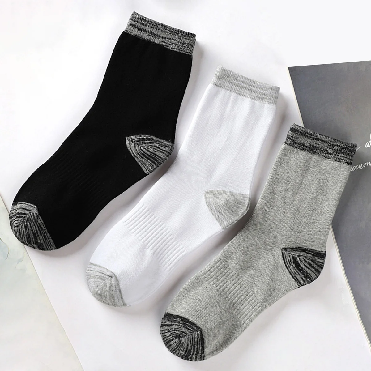 1/5 Pairs Men's Athletic Socks - огляд і ціна Athletic Sock Cushion