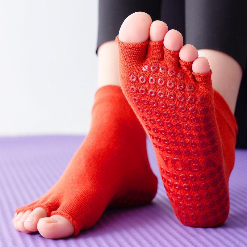 Yoga Socks Half Toe Anti-Slip  - огляд і ціна Grip Sock Yoga