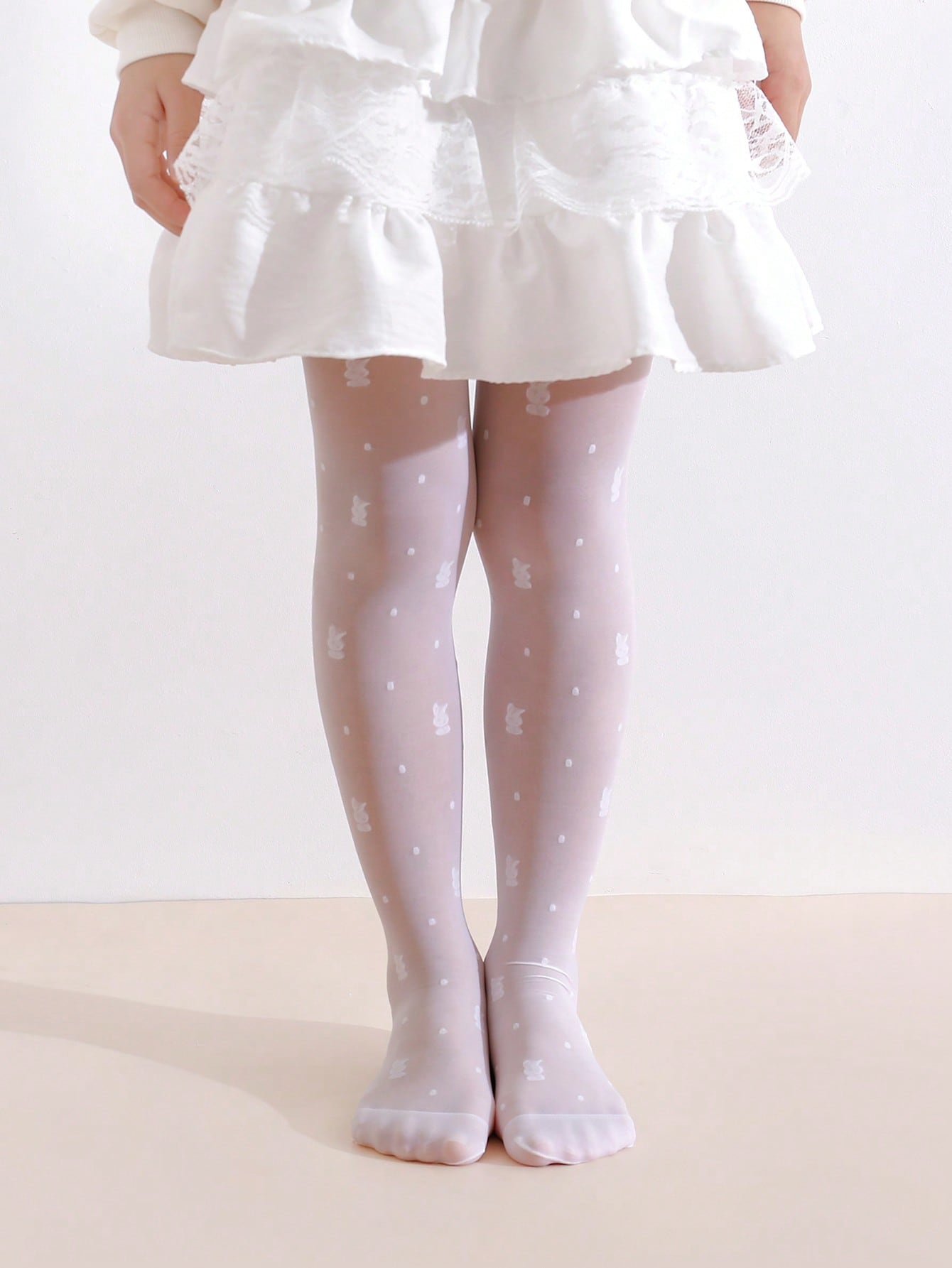 3Pack Girls Rabbit Print Tight - огляд і ціна Tights Pantyhose Sheer
