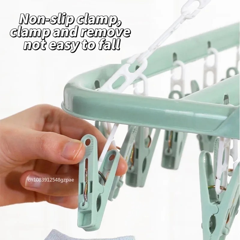 32 Clips Folding Clothes Dryer - огляд і ціна Sock Organizer Tray