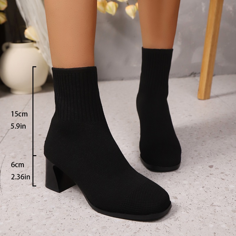Women's Ankle Boots Knitted He - огляд і ціна No Show Sock Women
