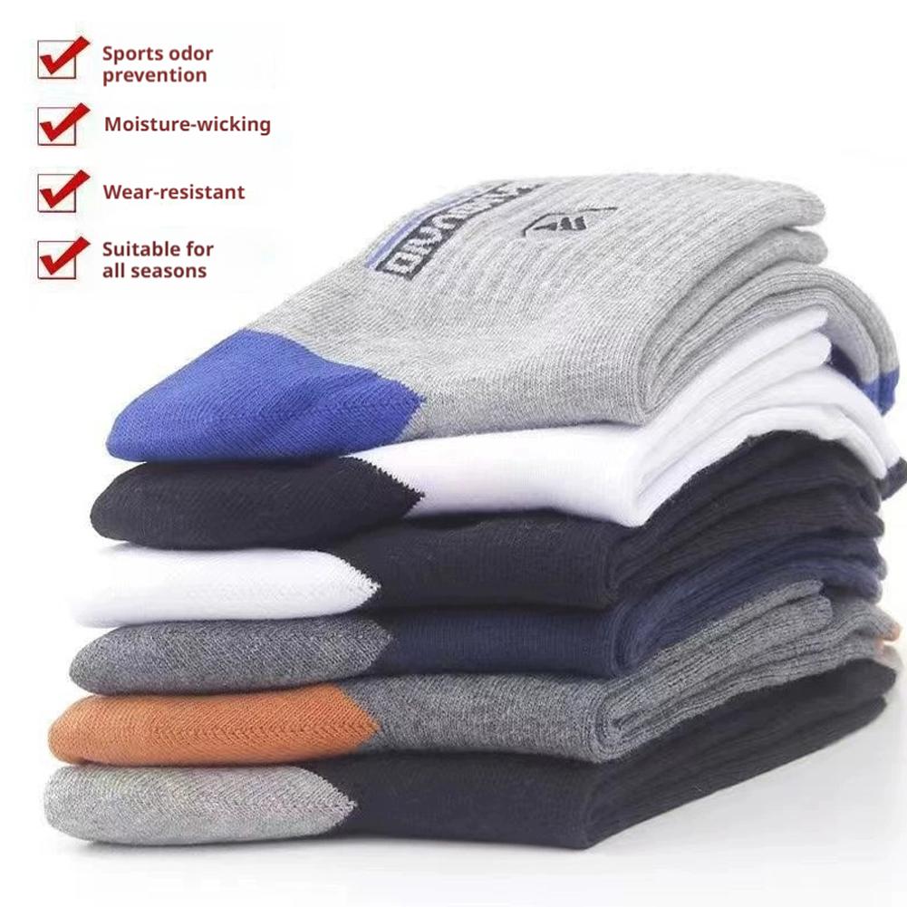 5 Pairs Men's Anti Odor & Anti - огляд і ціна Cotton Crew Sock Pack