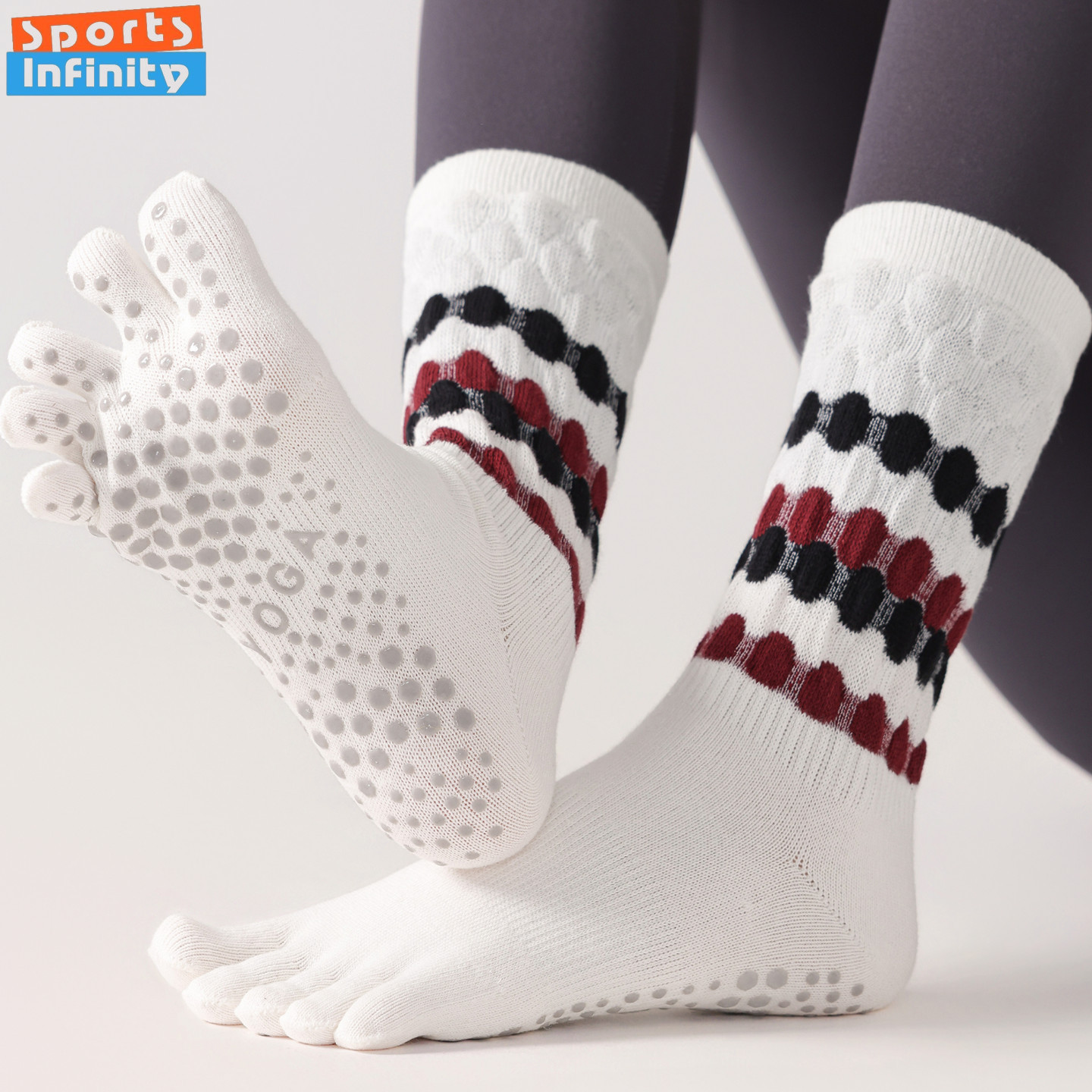 Fashion Five Finger Yoga Socks - огляд і ціна Toe Sock Split