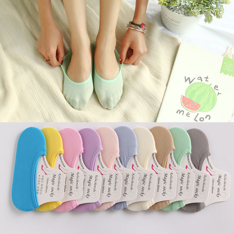 Summer Thin Colorful Girl Invi - огляд і ціна Invisibility Sock Loafer