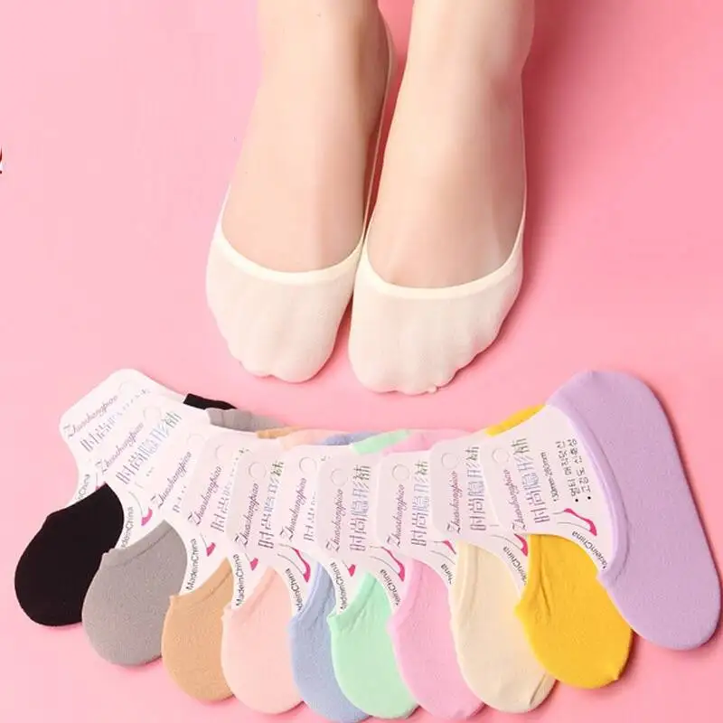 Summer Thin Colorful Girl Invi - огляд і ціна Invisibility Sock Loafer