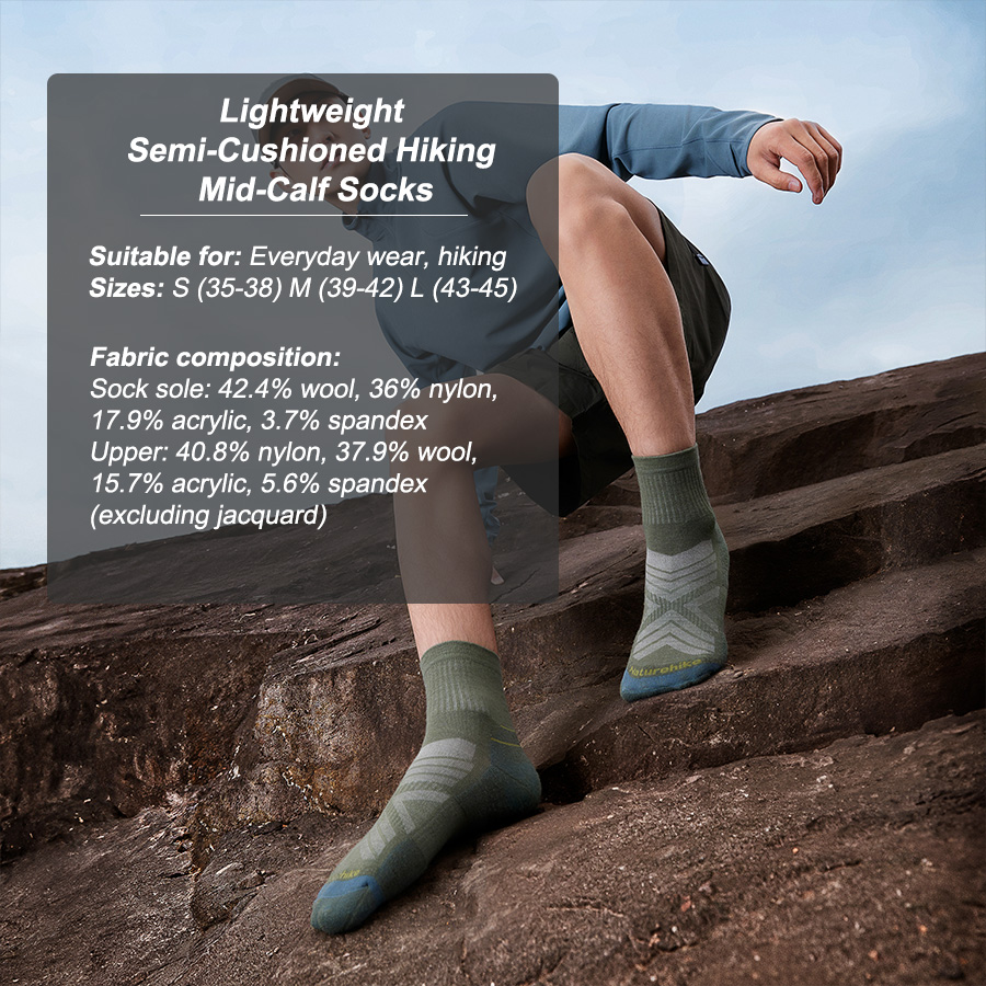 Naturehike Sport Socks Man Soc - огляд і ціна Wool Hiking Sock