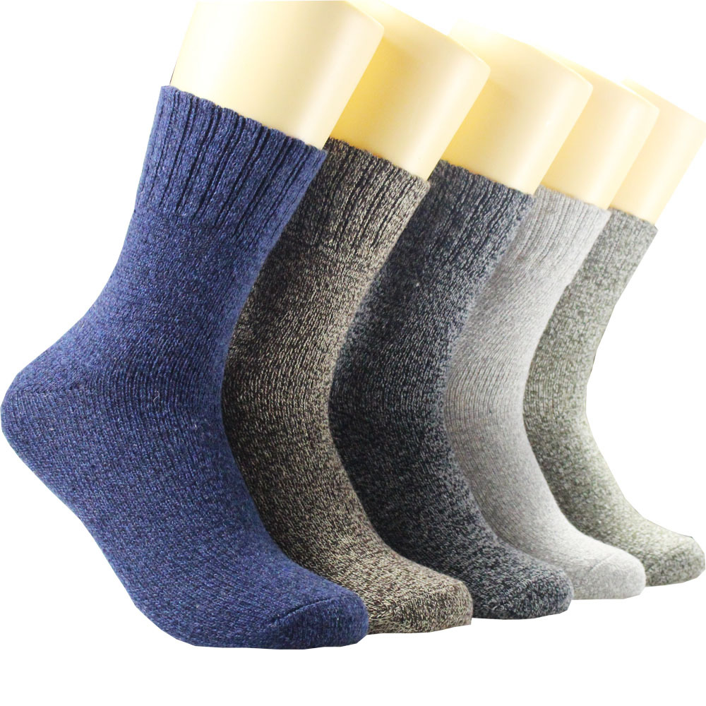 5 Pairs 1 Lot Men's Winter War - огляд і ціна Cotton Crew Sock Pack
