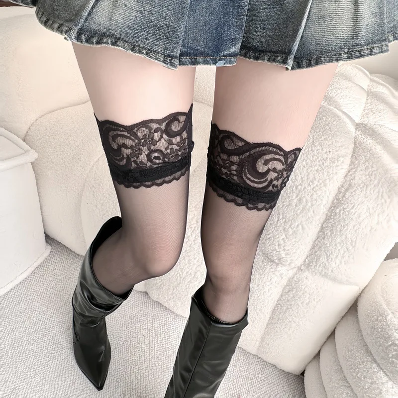 Lace Stockings Women Belt Flor - огляд і ціна Tights Pantyhose Sheer