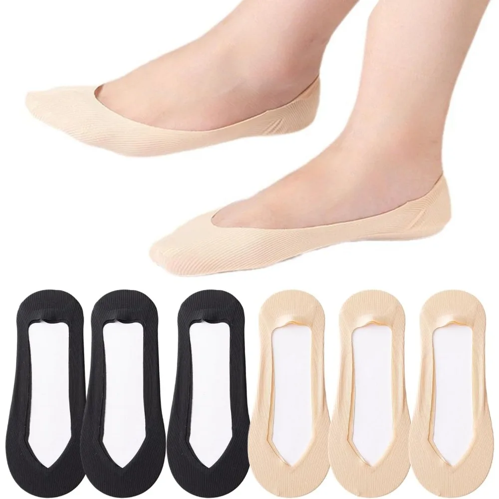 6 Pairs No Show Socks Women An - огляд і ціна Invisibility Sock Loafer