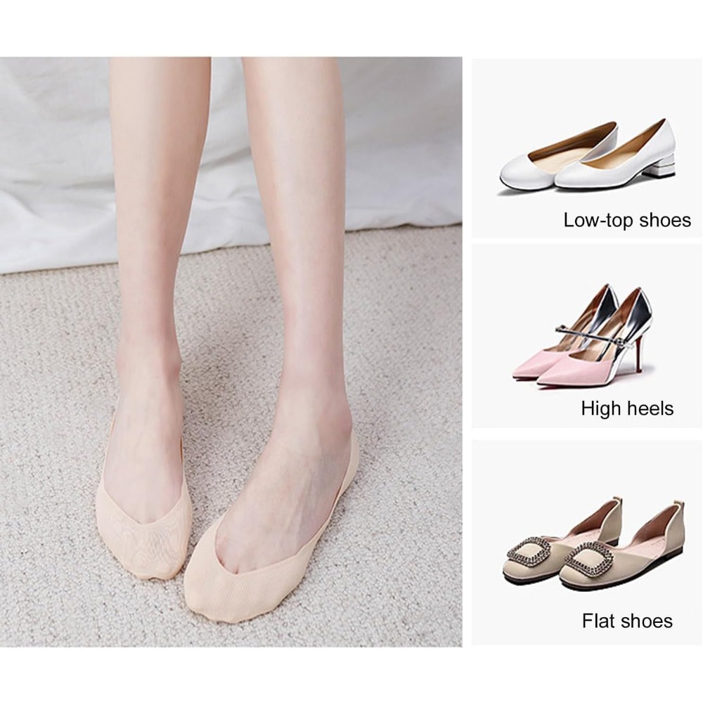 6 Pairs No Show Socks Women An - огляд і ціна Invisibility Sock Loafer