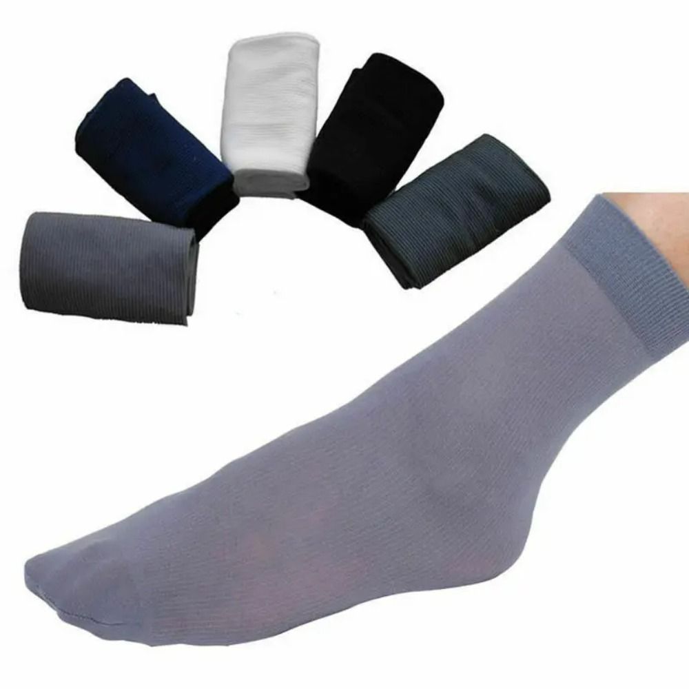 10pairs Men Ice Silk Socks Sum - огляд і ціна Silk Sock Bamboo