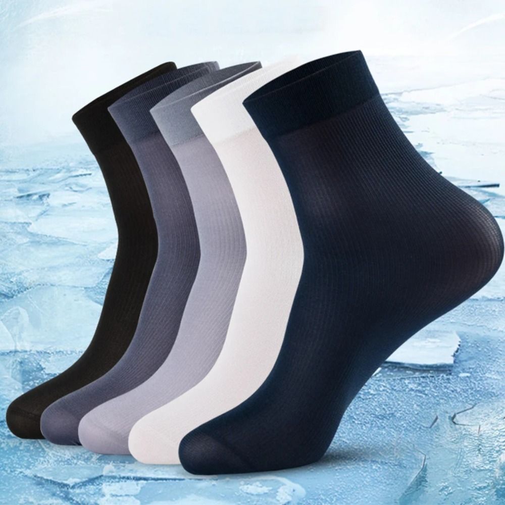10pairs Men Ice Silk Socks Sum - огляд і ціна Silk Sock Bamboo