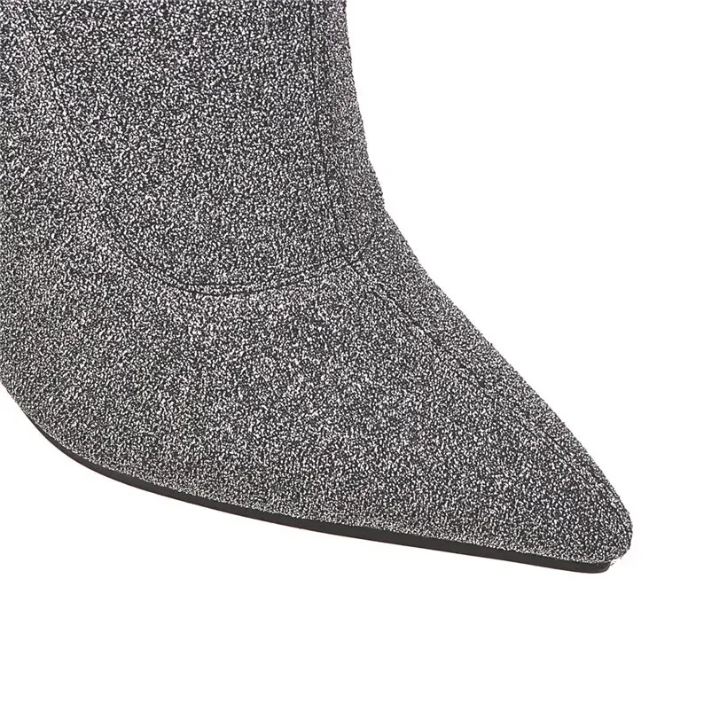 Plus Size Stretch Leopard Over - огляд і ціна Knee High Sock Women