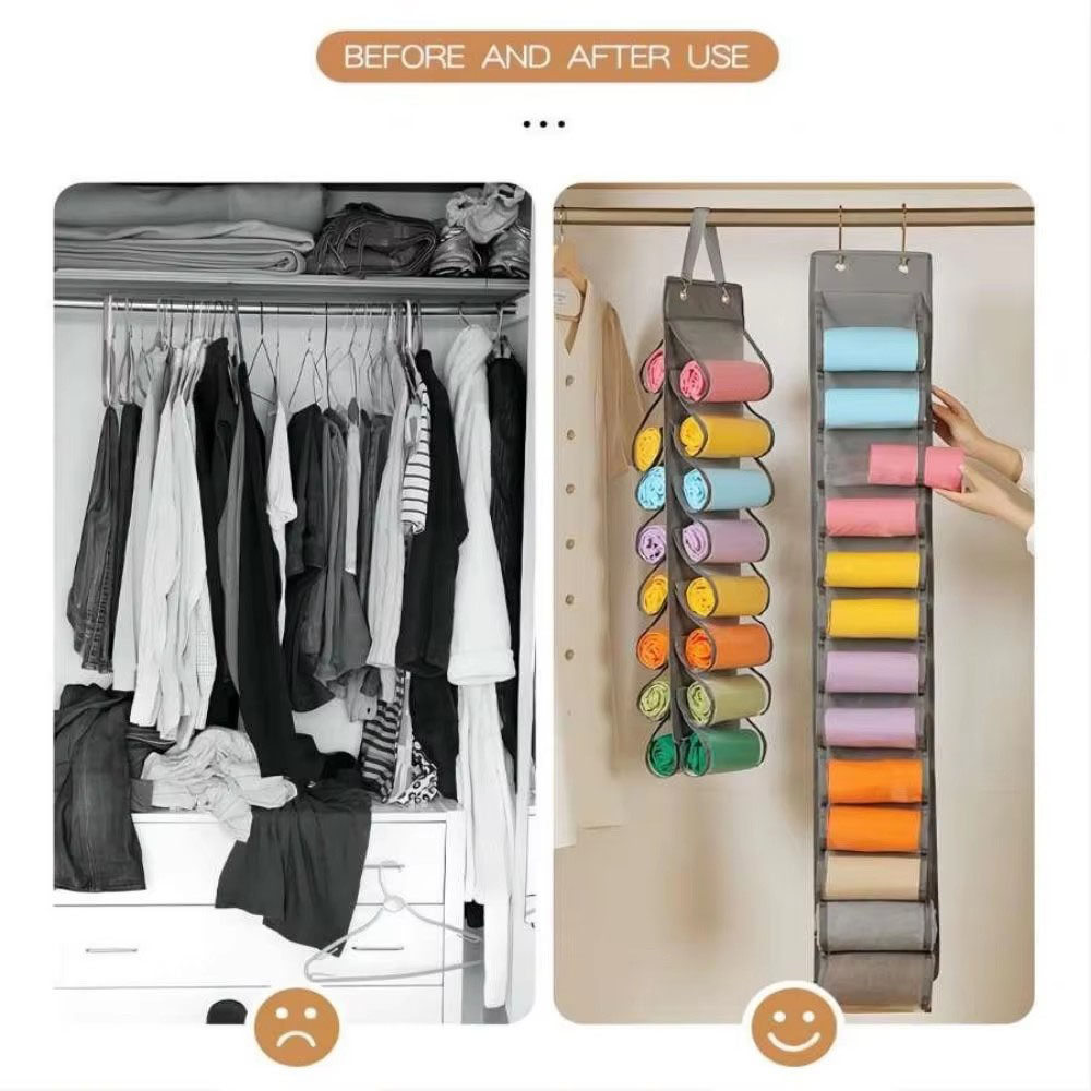 1PC Storage Bag Clothes Compar - огляд і ціна Sock Organizer Tray