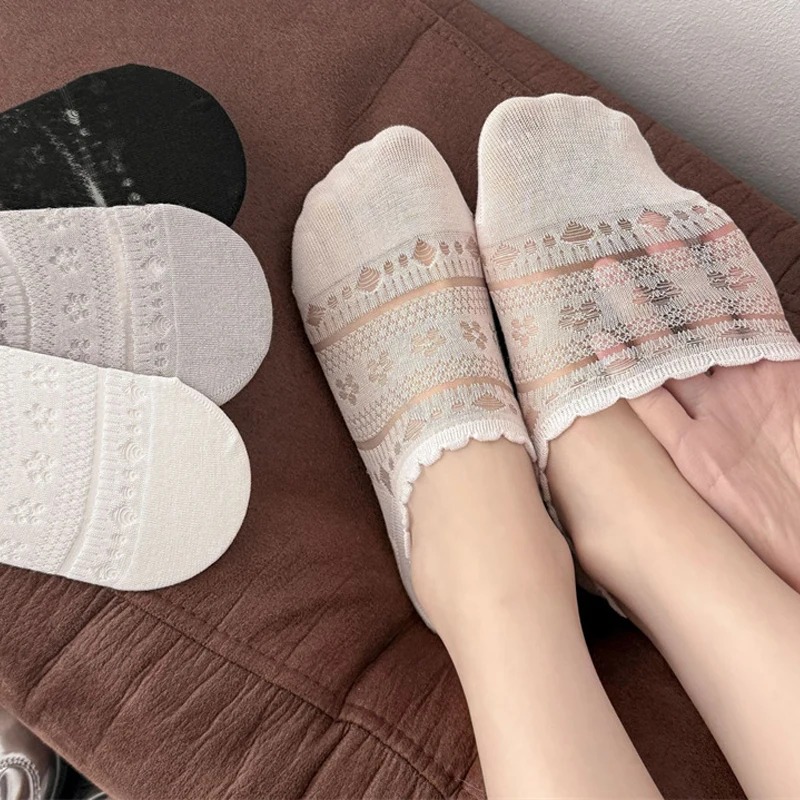 Lace Openwork Ballet Socks for - огляд і ціна Invisibility Sock Loafer