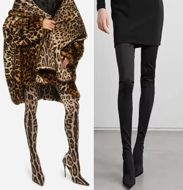 Sexy Leopard Over-the-Knee Str - огляд і ціна Knee High Sock Women