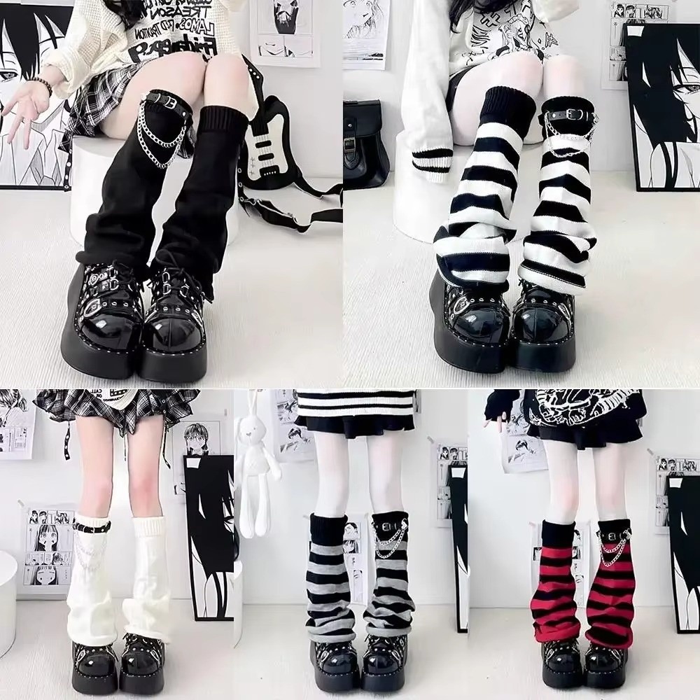 Japanese Style Harajuku Knit L - огляд і ціна Boot Sock Slouchy