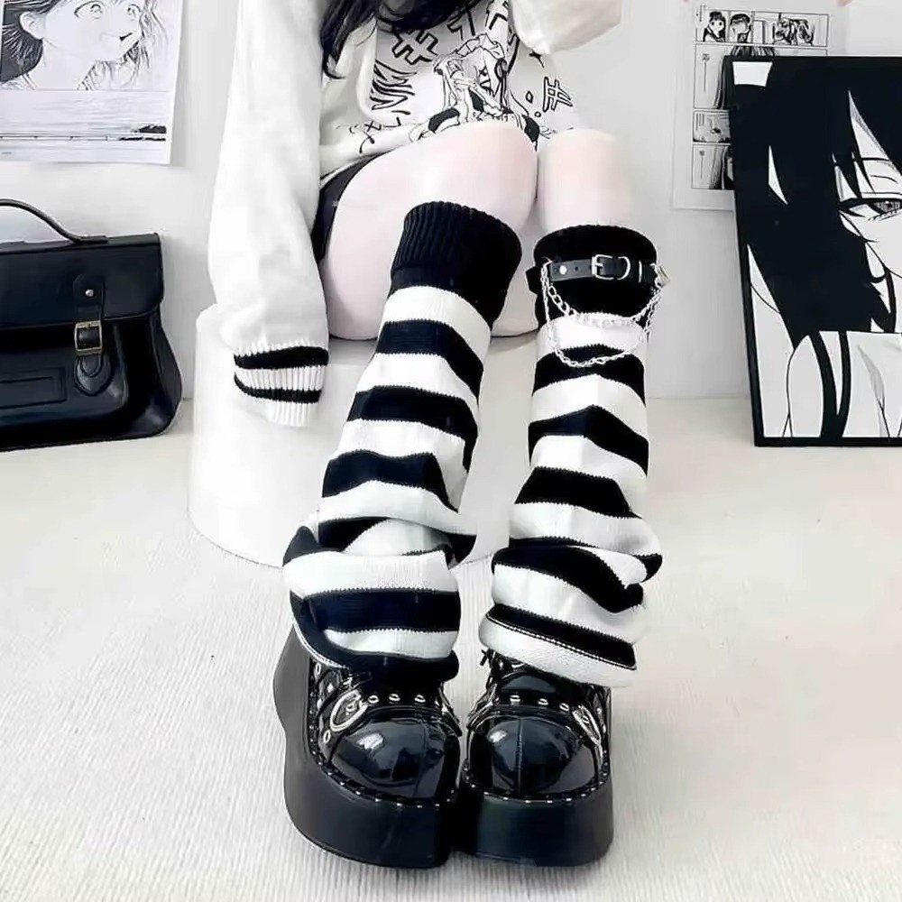 Japanese Style Harajuku Knit L - огляд і ціна Boot Sock Slouchy