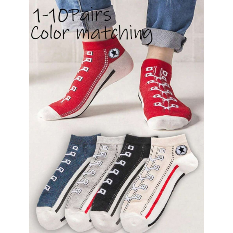 5/10 Pairs Multi-Color Breatha - огляд і ціна Ankle Sock Low Cut
