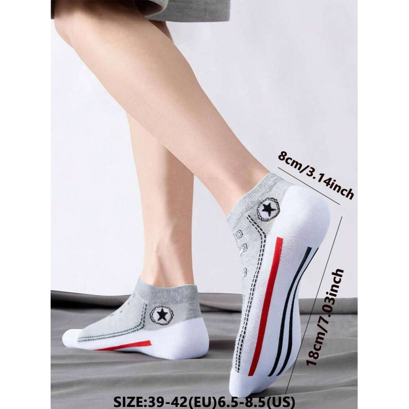 5/10 Pairs Multi-Color Breatha - огляд і ціна Ankle Sock Low Cut