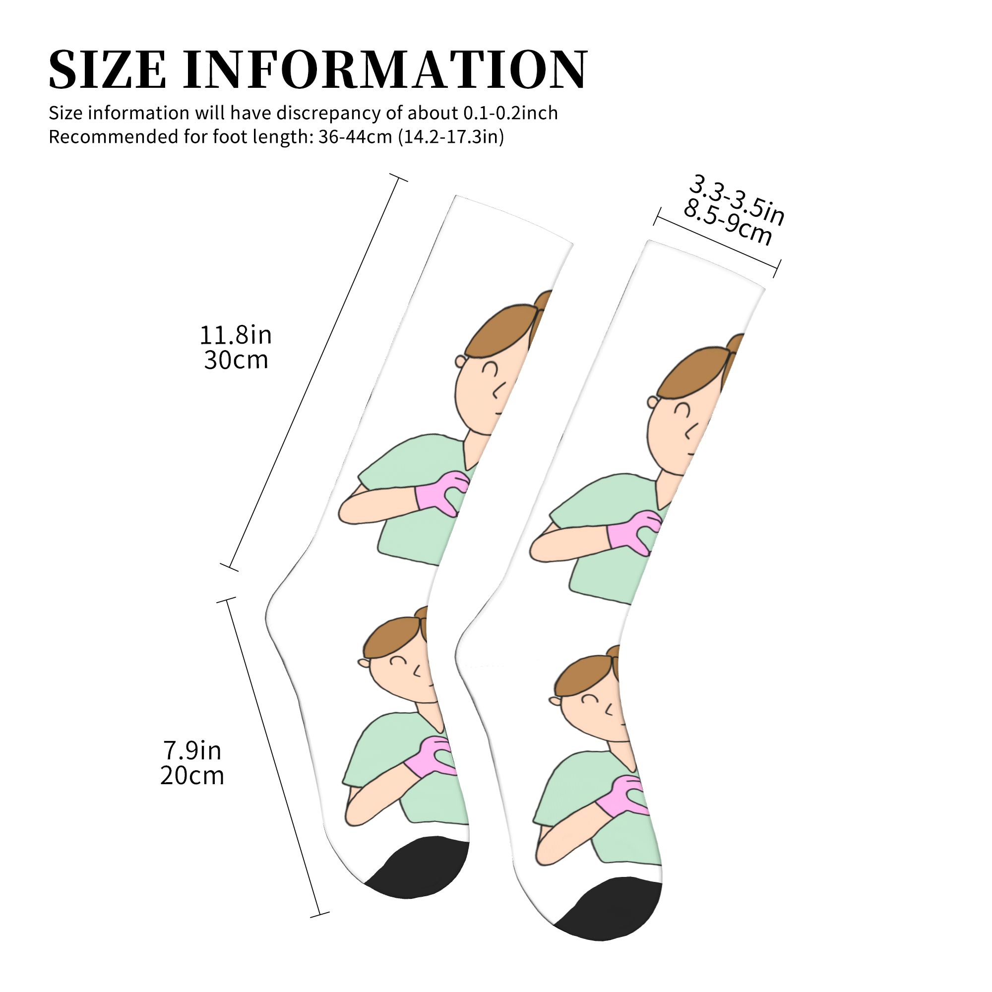 Harajuku Doctor Nurse Medical  - огляд і ціна Compression Sock Medical