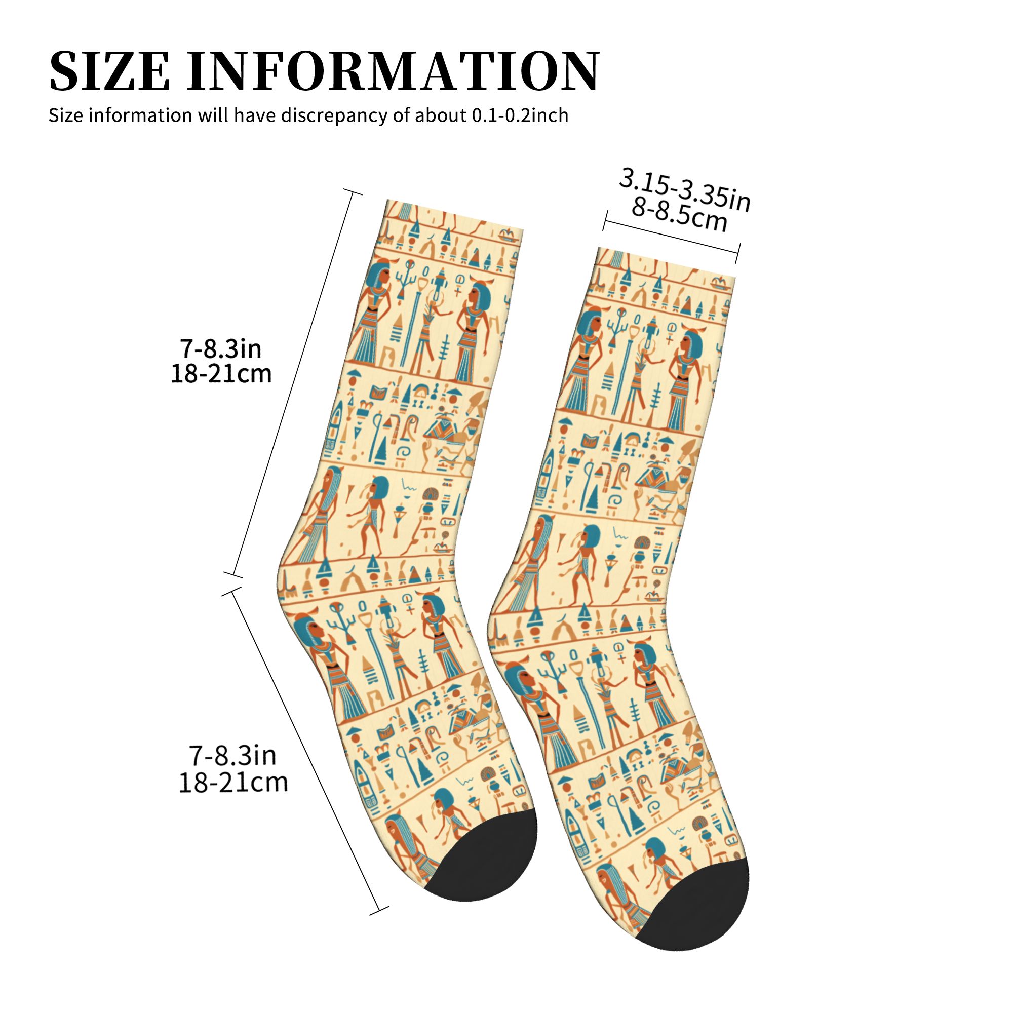 Egyptian Gods And Symbols Patt - огляд і ціна Dress Sock Men