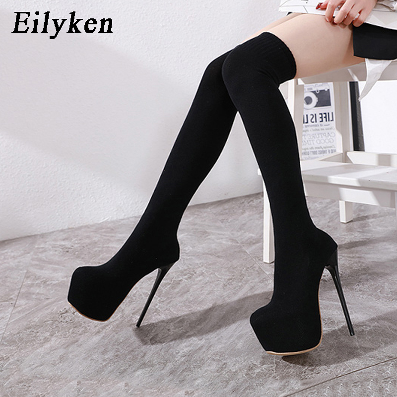 Eilyken Fashion Platform Stret - огляд і ціна Knee High Sock Women