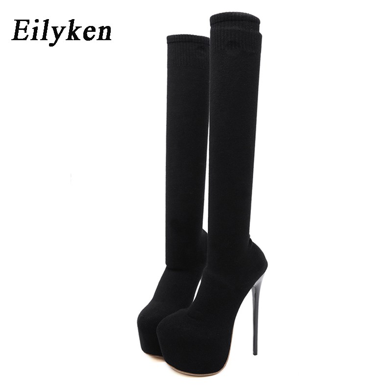 Eilyken Fashion Platform Stret - огляд і ціна Knee High Sock Women