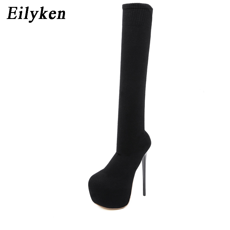 Eilyken Fashion Platform Stret - огляд і ціна Knee High Sock Women