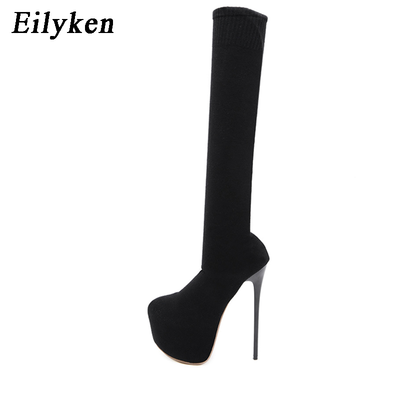 Eilyken Fashion Platform Stret - огляд і ціна Knee High Sock Women
