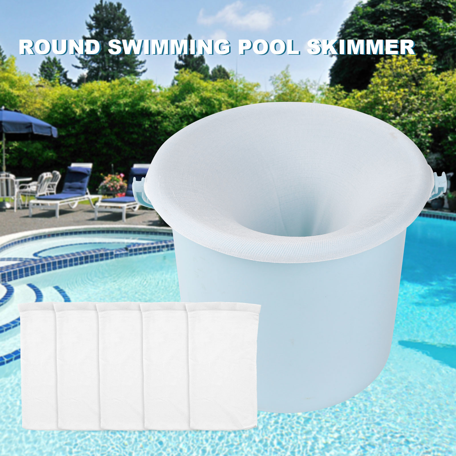 100-5PCS Pool Skimmer Socks El - огляд і ціна Sock Organizer Tray