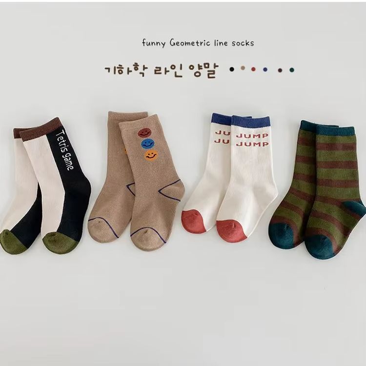 3-12T  Boys Socks Spring Fashi - огляд і ціна Cotton Crew Sock Pack