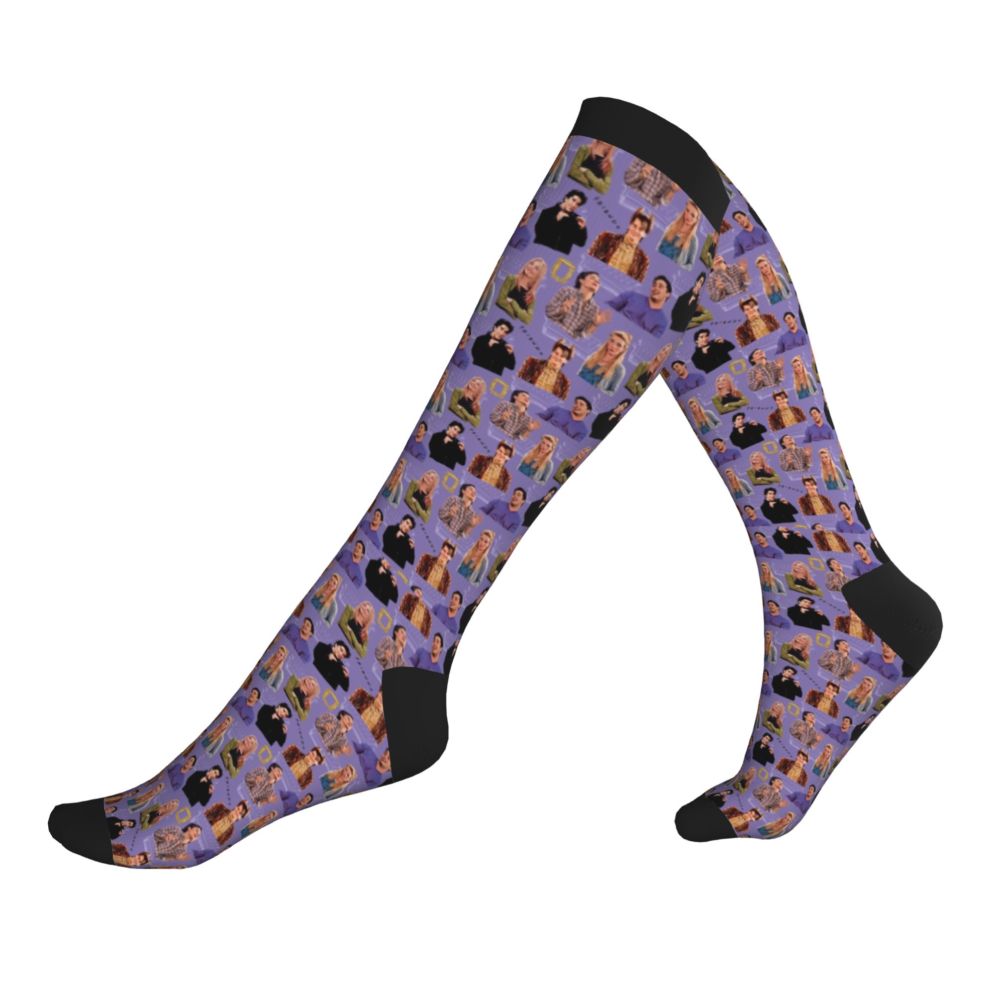 Friends Symbol Collage TV Show - огляд і ціна No Show Sock Women