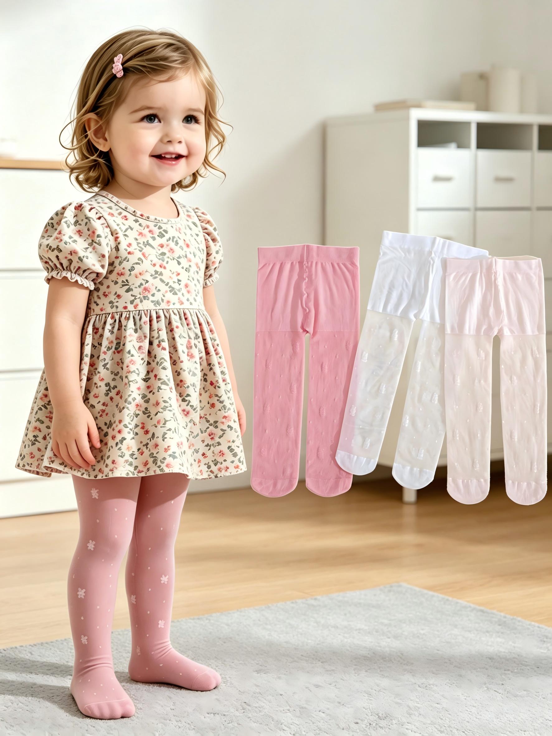3Pack Toddler Girls Floral Pri - огляд і ціна Tights Pantyhose Sheer