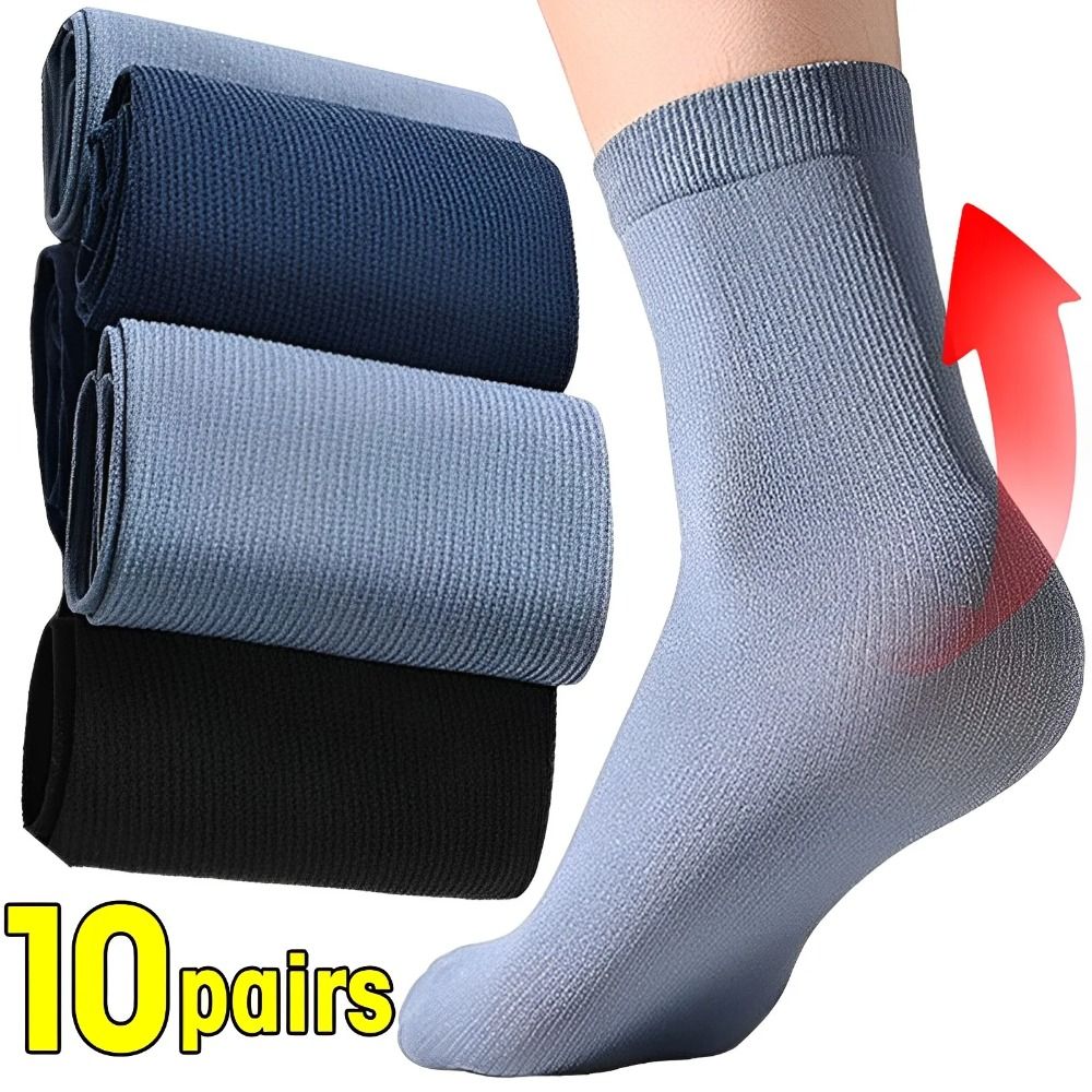 10Pairs Fashion Breathable Men - огляд і ціна Silk Sock Bamboo